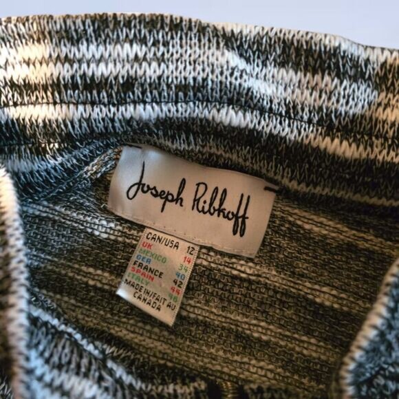 Joseph Ribkoff Style 173904 Lightweight Zip Up Sweater - Size 12‎ - Picture 5 of 7